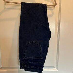 Talbots Curvy 10 Dark Rinse Bootcut Blue Denim Jeans Good!